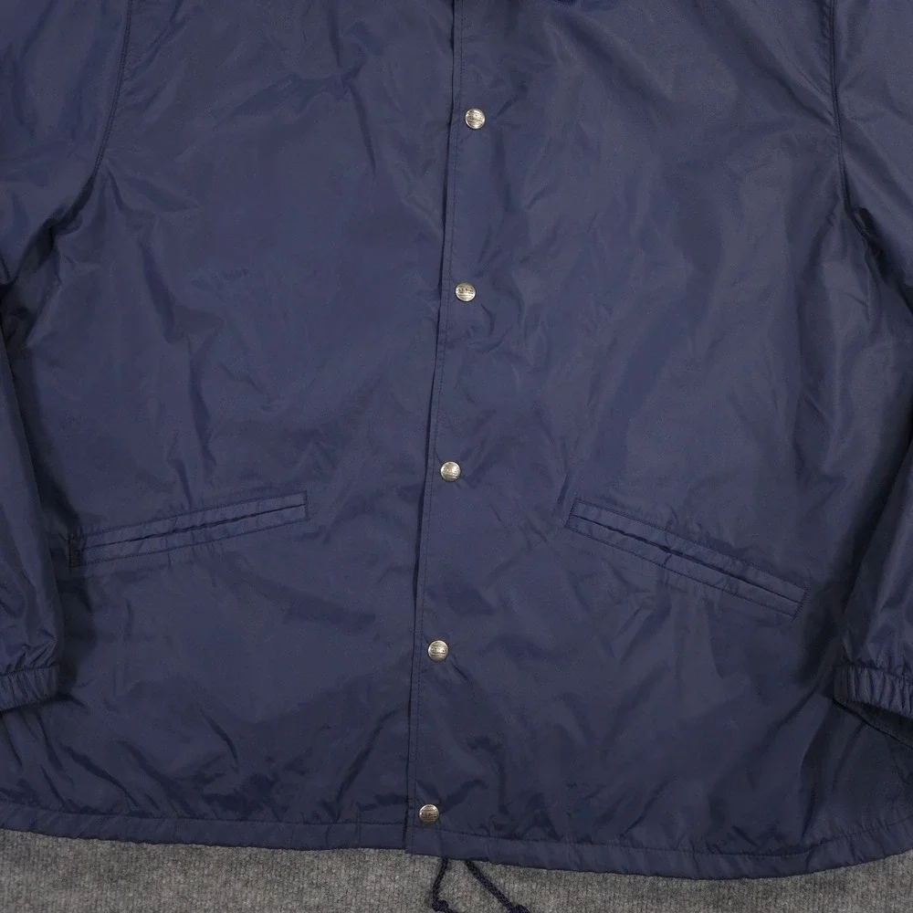 Vintage LL Bean Coaches Jacket Mens XXL Navy Blue Chamois Lined Made‎ In USA NEW